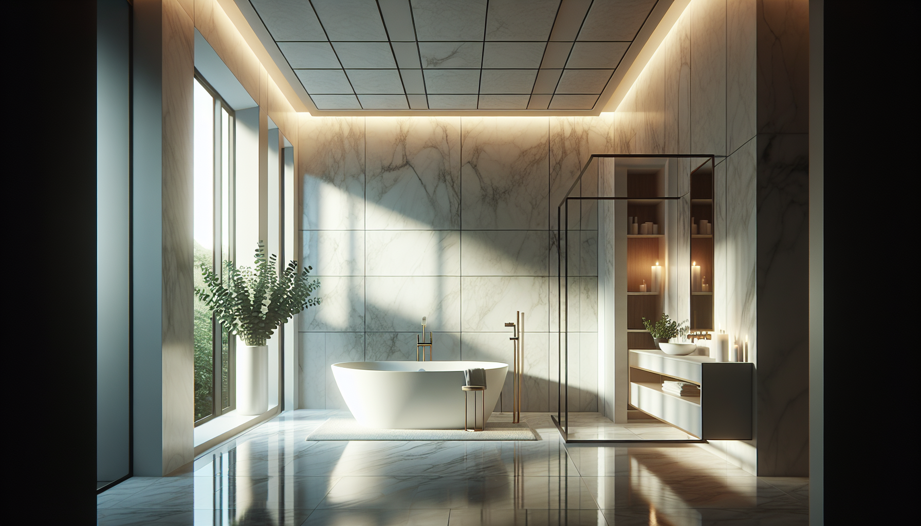Modernisiertes Badezimmer